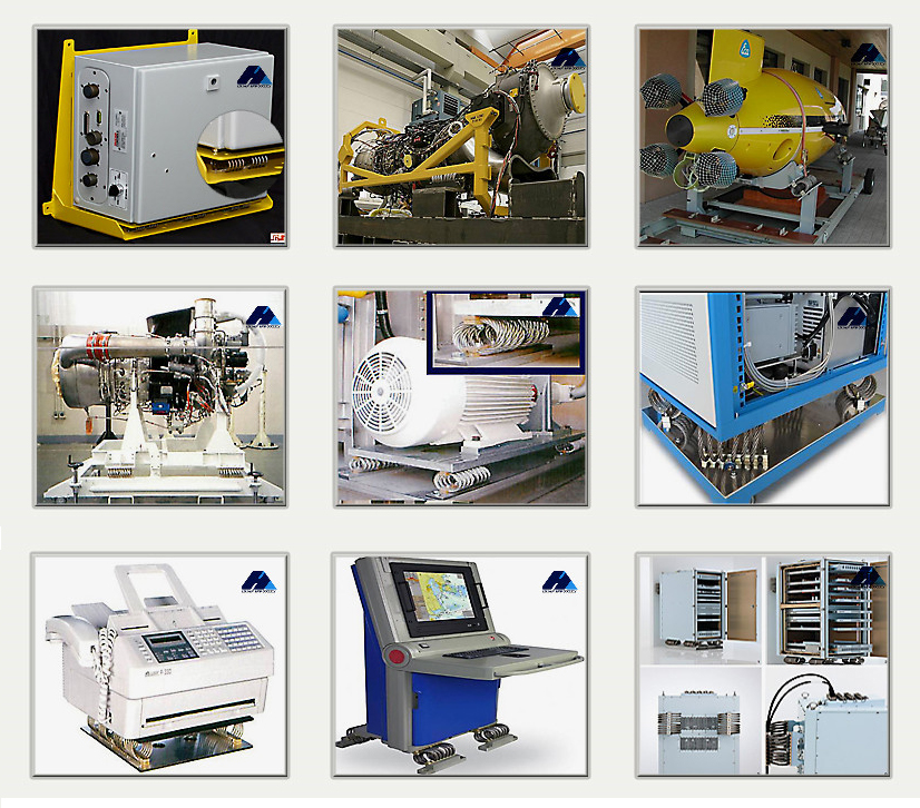 JGX-0240D-6.3A多應用鋼絲繩隔振器應用場景